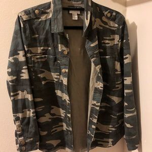 Forever 21 camo jacket